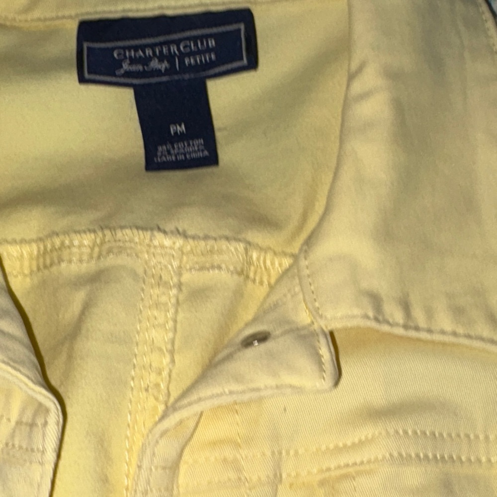 Charter Club Sunny Yellow jacket